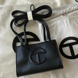 Small Black Telfar Shopping Bag NWT
